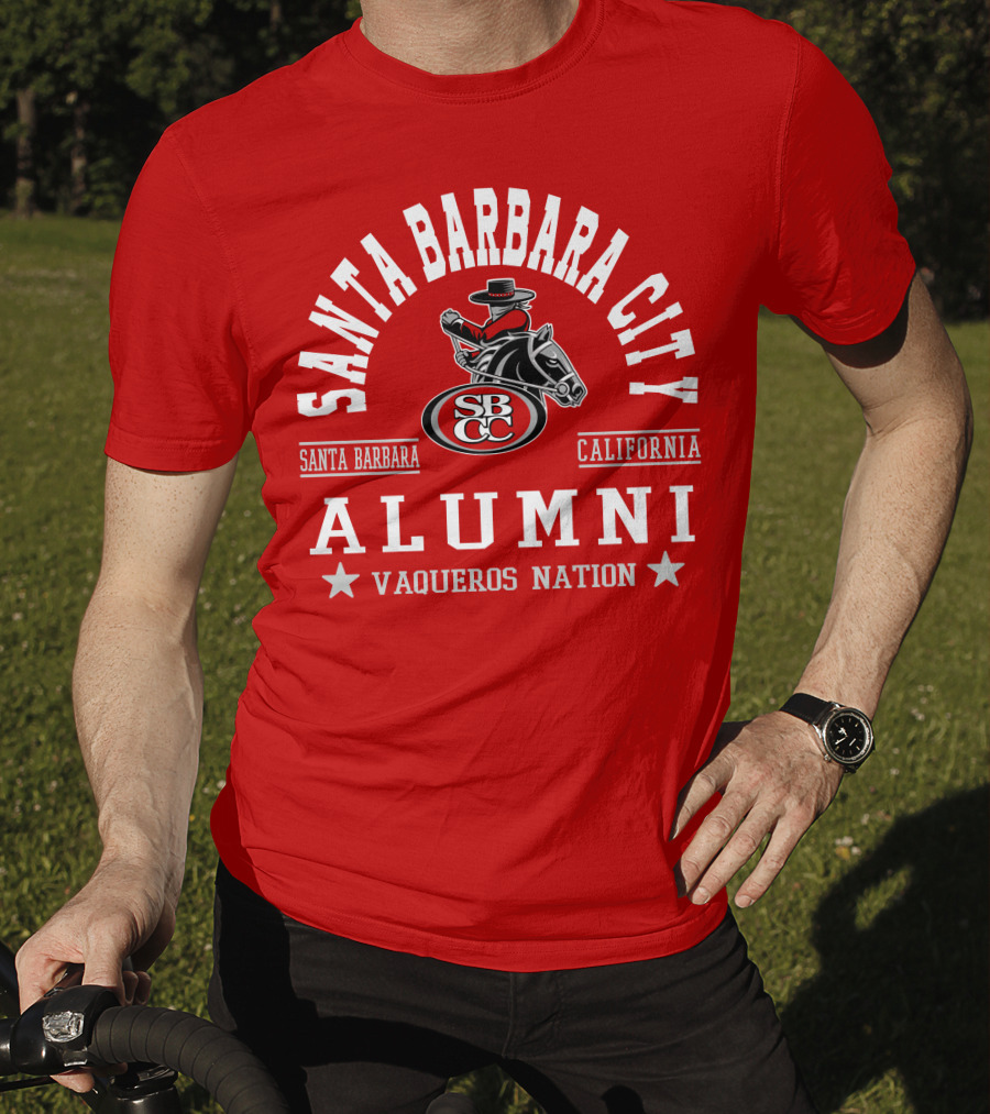 Santa Barbara City College Alumni Vaqueros Nation California SBCC T-Shirt