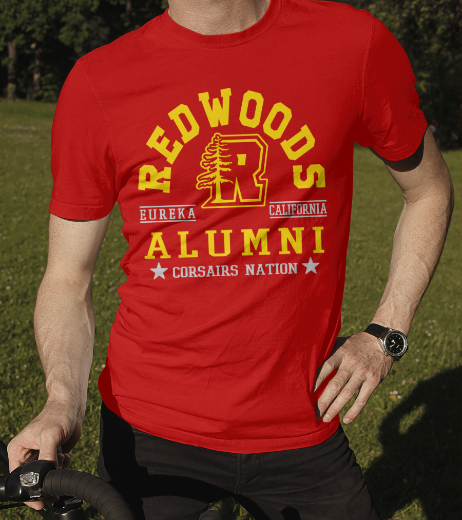 Redwoods Alumni Eureka California Corsairs Nation T-Shirt