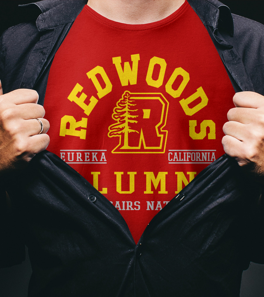 Redwoods Alumni Eureka California Corsairs Nation T-Shirt