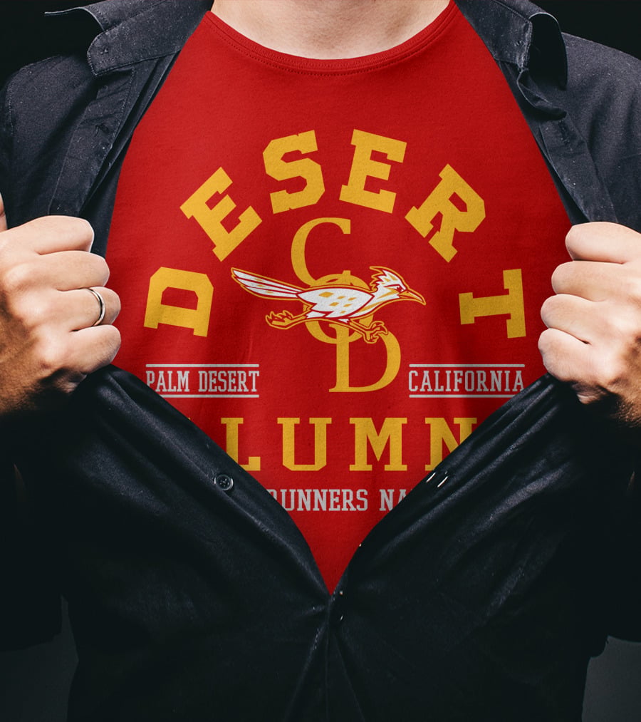 Desert Alumni Palm Desert California Roadrunners Nation T-Shirt