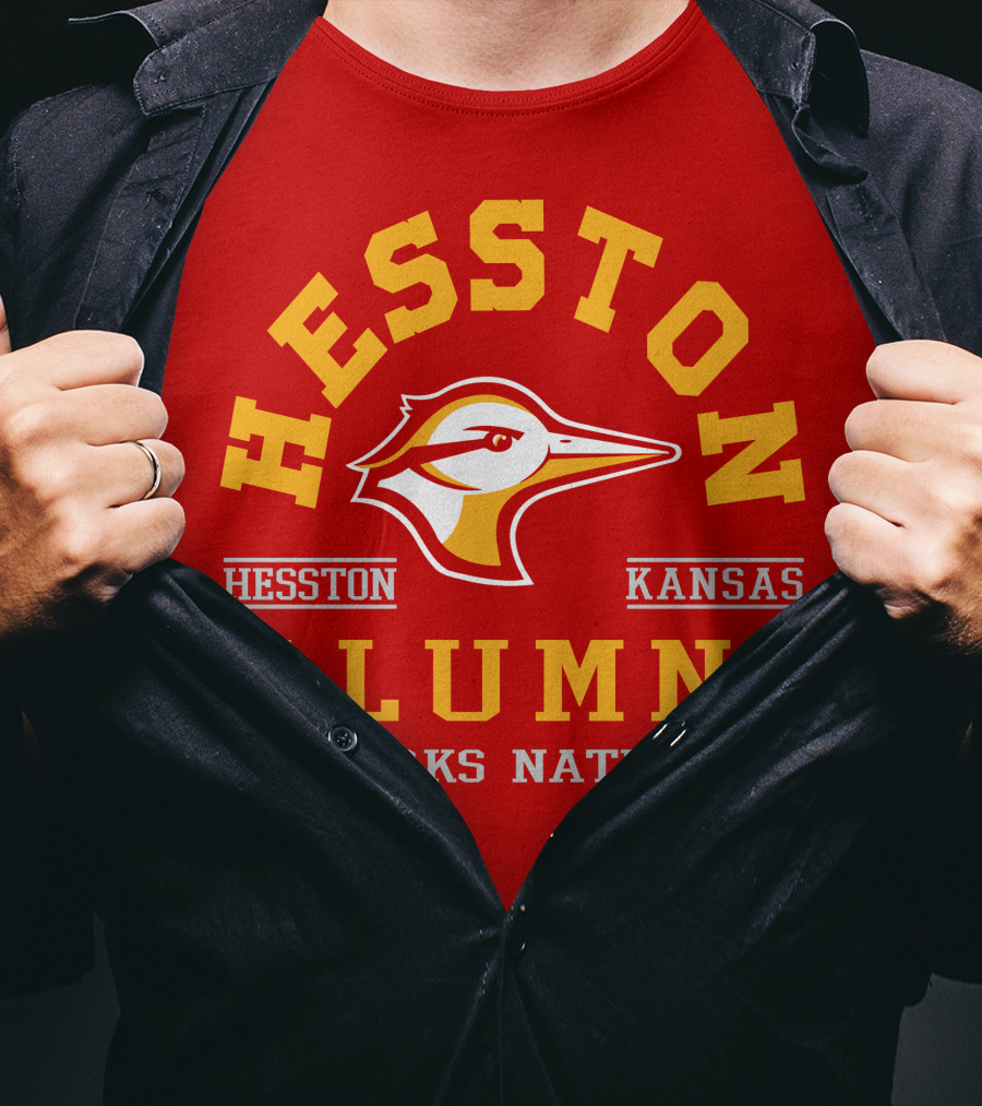 Hesston Kansas Alumni Larks Nation Hesston T-Shirt