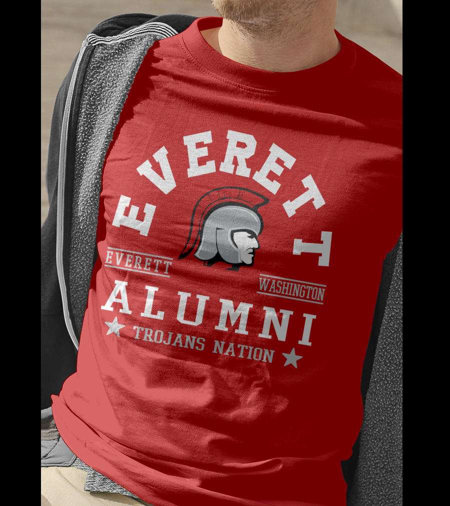 Everett Washington Alumni Trojans Nation T-Shirt