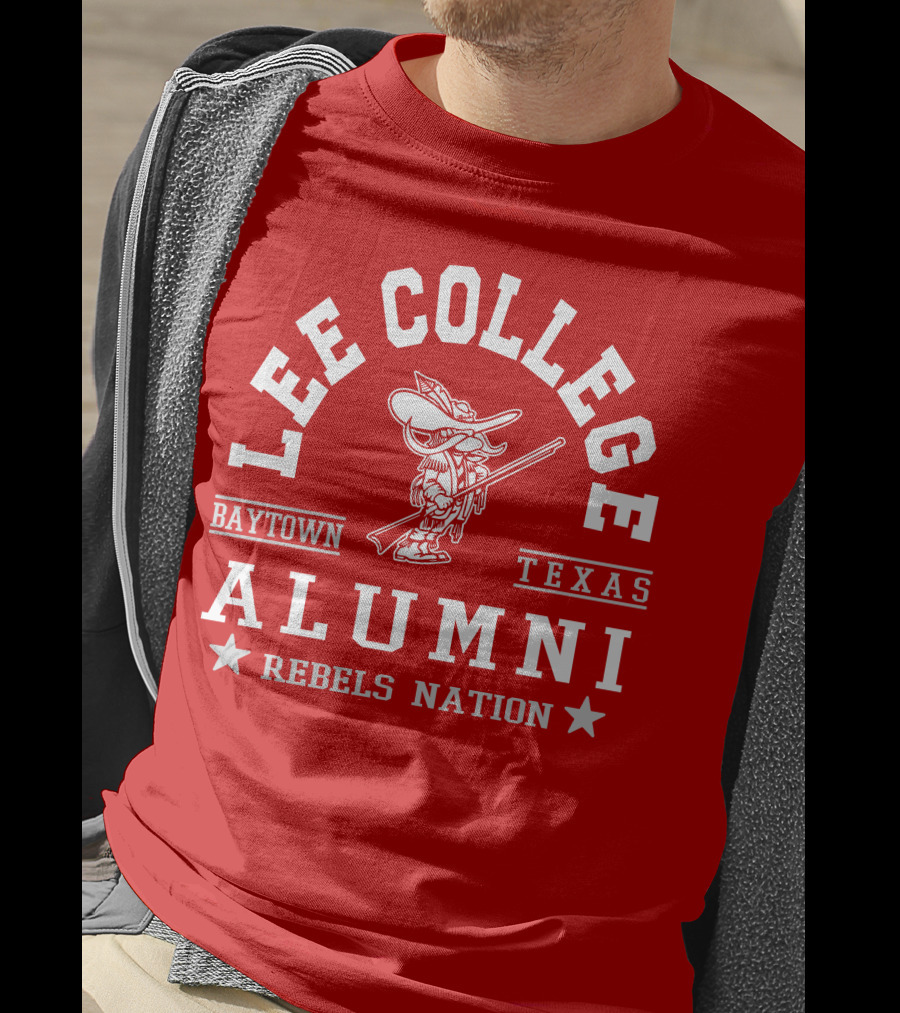 Lee College Baytown Texas Alumni Rebels Nation T-Shirt