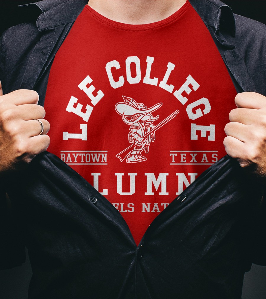 Lee College Baytown Texas Alumni Rebels Nation T-Shirt
