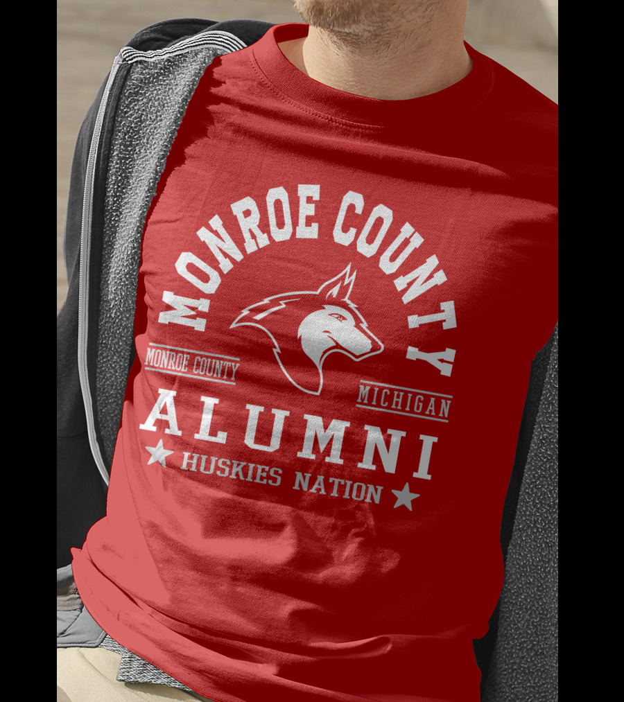 Monroe County Michigan Alumni Huskies Nation T-Shirt