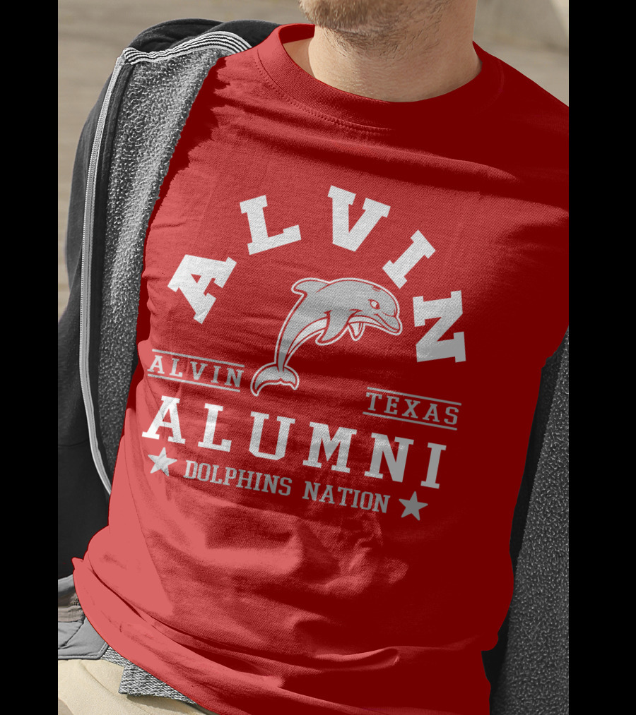 Alvin Texas Alumni Dolphins Nation T-Shirt