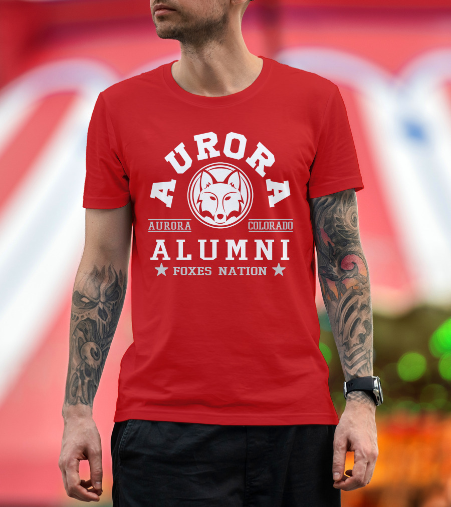 Aurora Colorado Alumni Foxes Nation T-Shirt