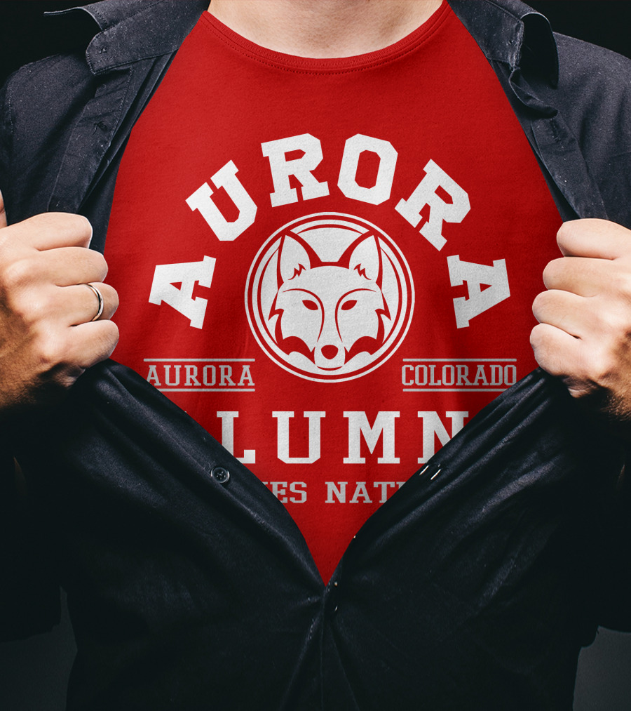 Aurora Colorado Alumni Foxes Nation T-Shirt