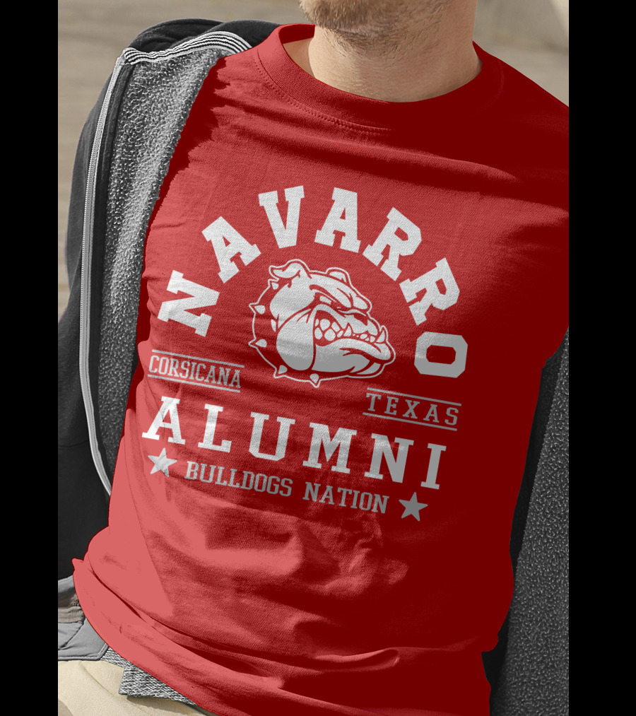 Navarro Corsicana Texas Alumni Bulldogs Nation T-Shirt