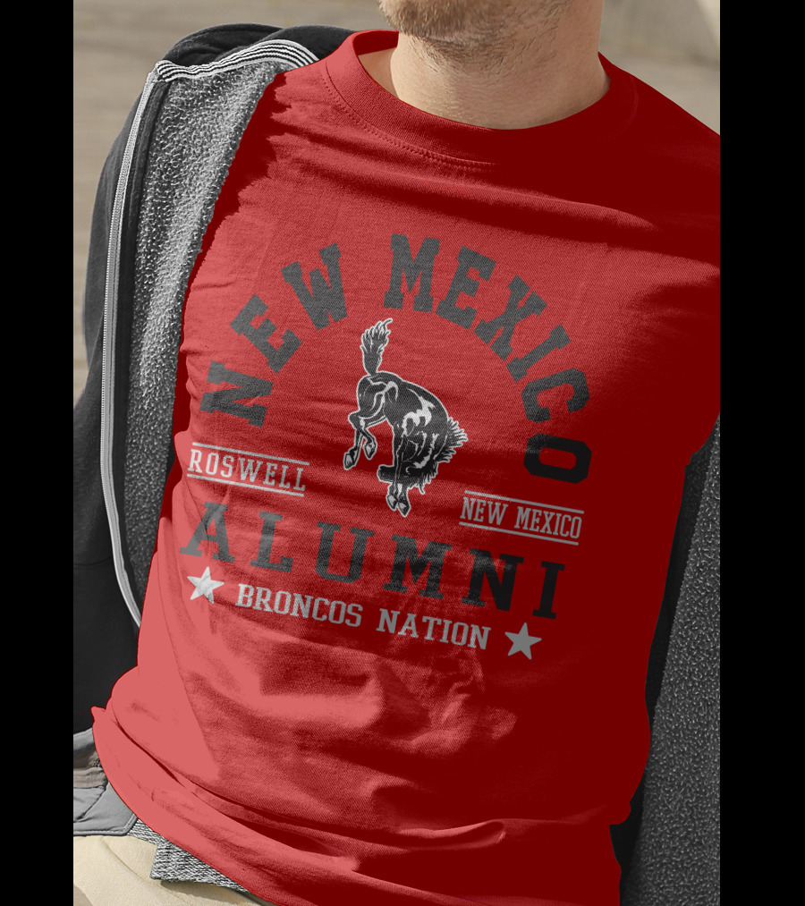 New Mexico Alumni Roswell Broncos Nation T-Shirt