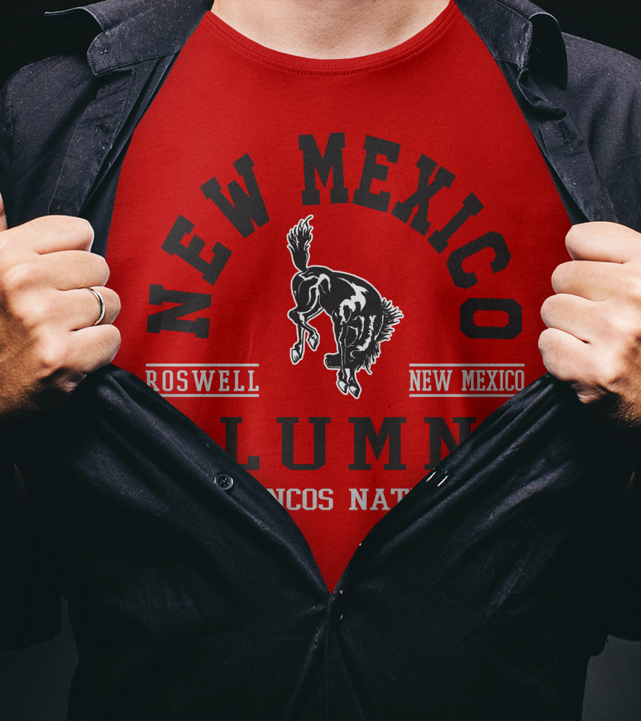 New Mexico Alumni Roswell Broncos Nation T-Shirt