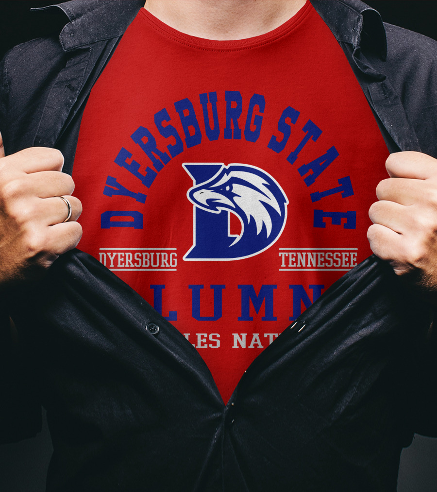 Dyersburg State Alumni Eagles Nation Tennessee T-Shirt