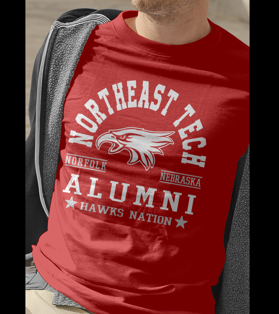 Northeast Tech Norfolk Nebraska Alumni Hawks Nation T-Shirt