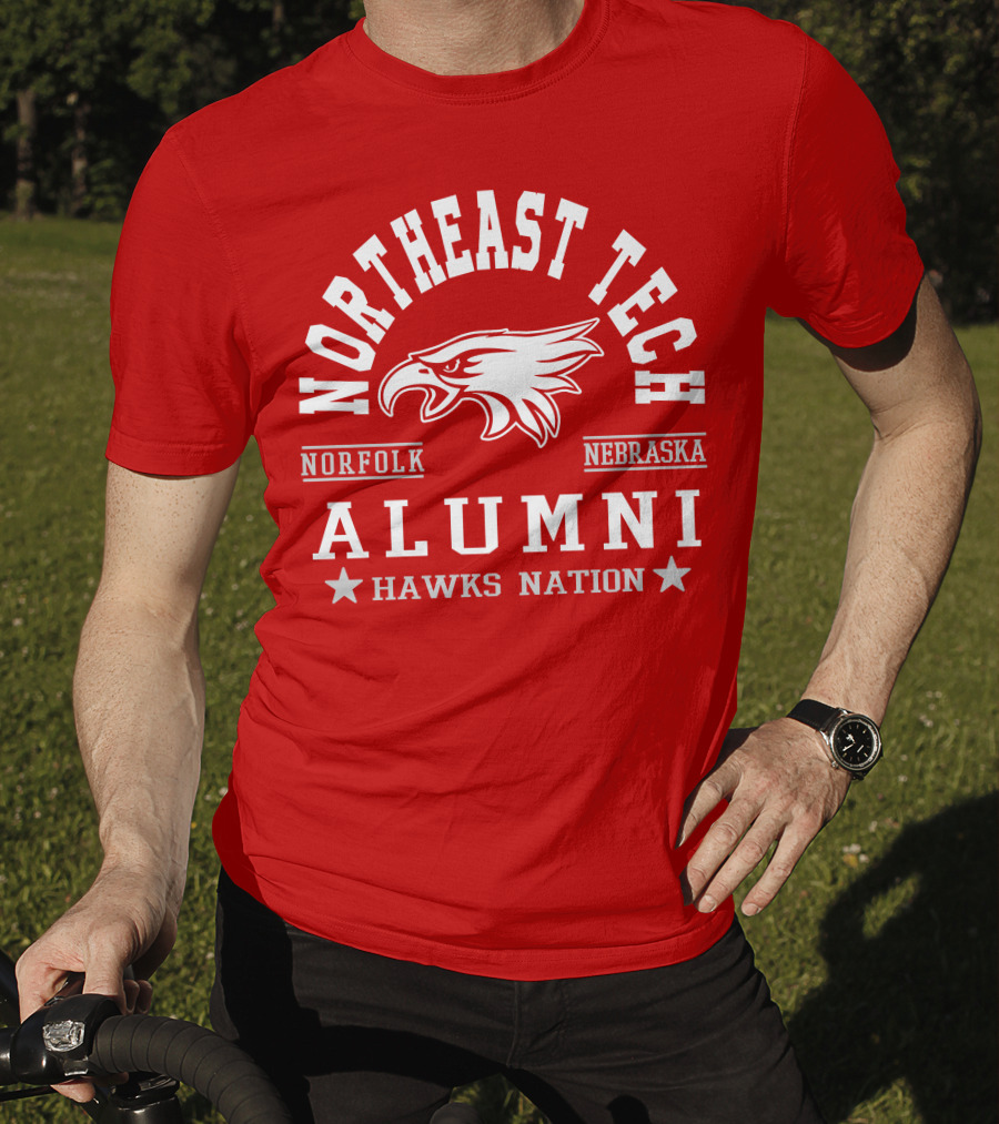 Northeast Tech Norfolk Nebraska Alumni Hawks Nation T-Shirt