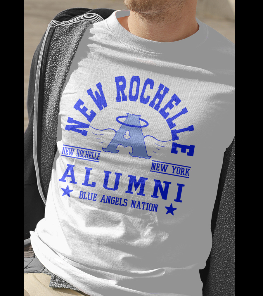 New Rochelle Alumni Blue Angels Nation New York T-Shirt