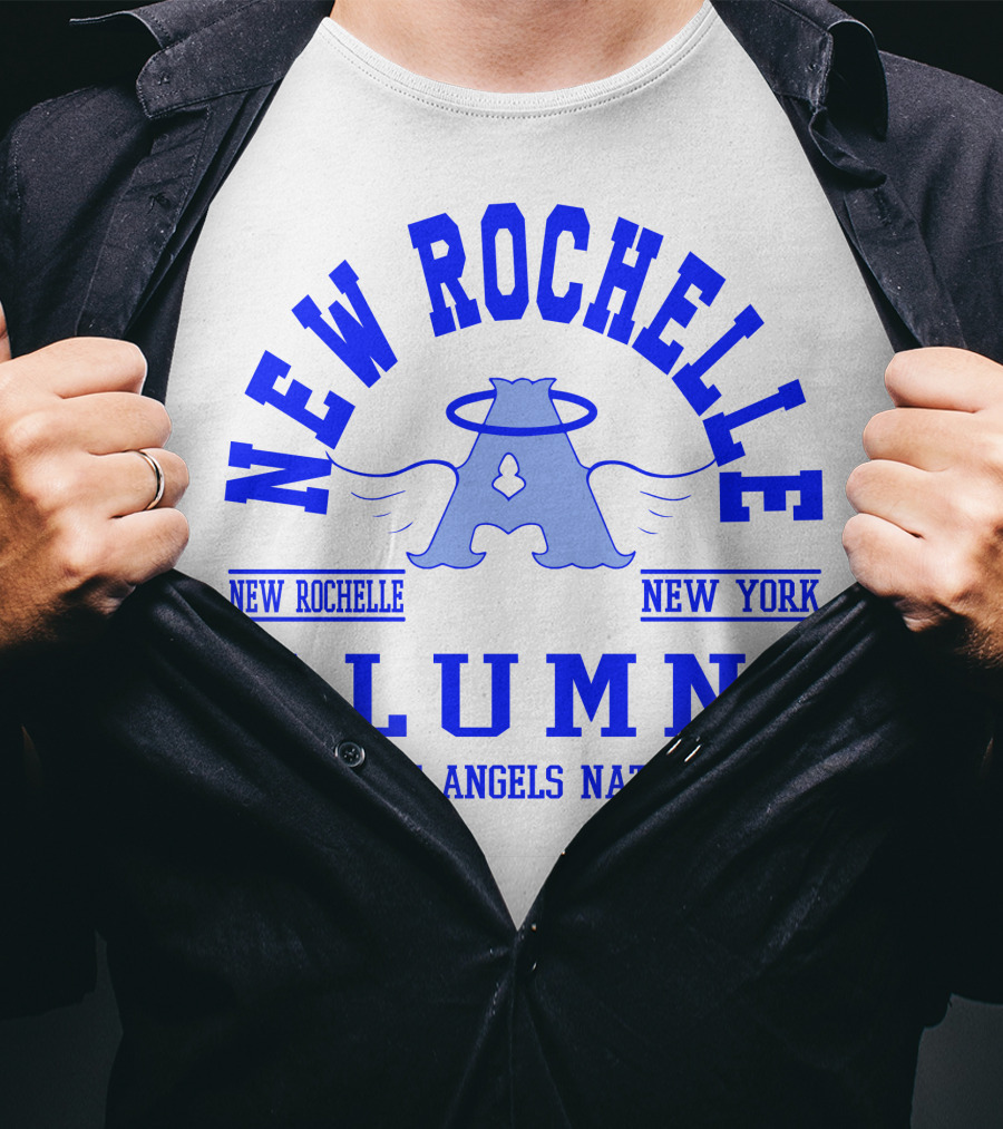 New Rochelle Alumni Blue Angels Nation New York T-Shirt
