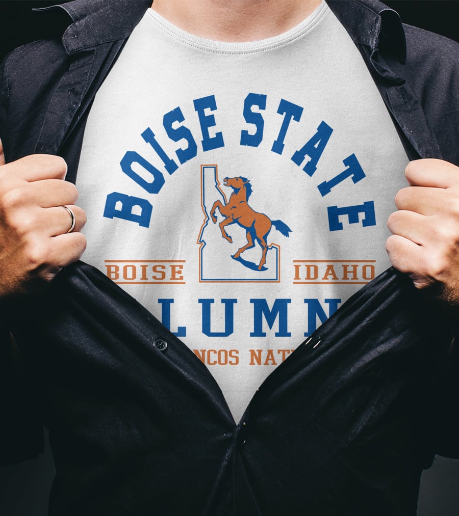 Boise State Alumni Boise Idaho Broncos Nation T-Shirt