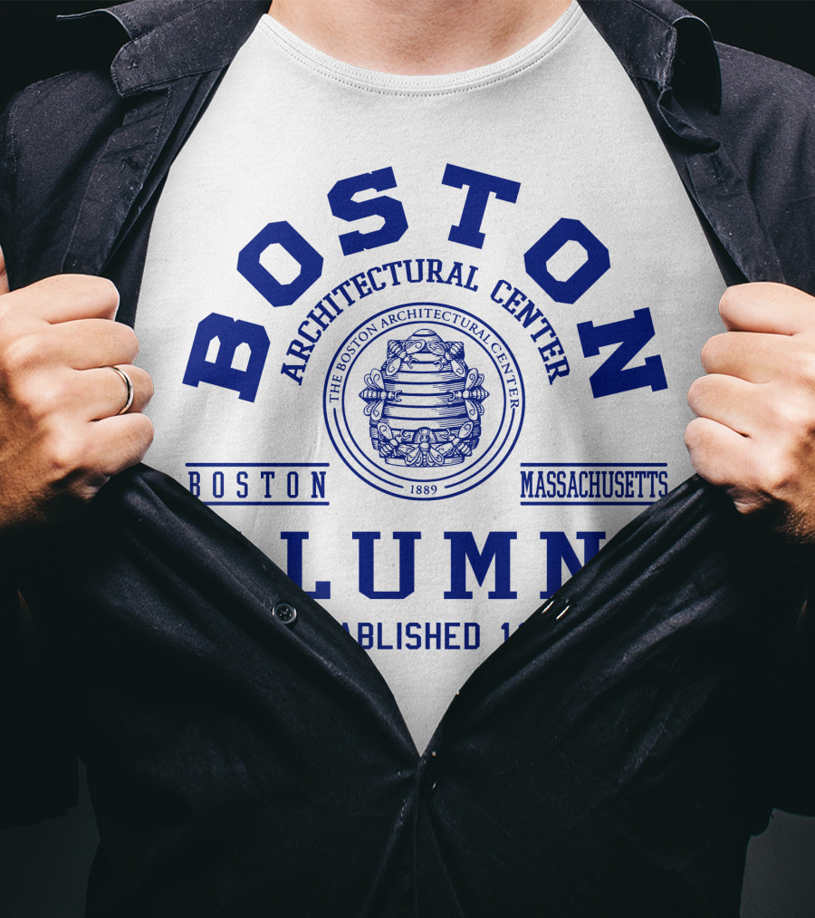 Boston Architectural Center Alumni Established 1889 Boston Massachusetts T-Shirt