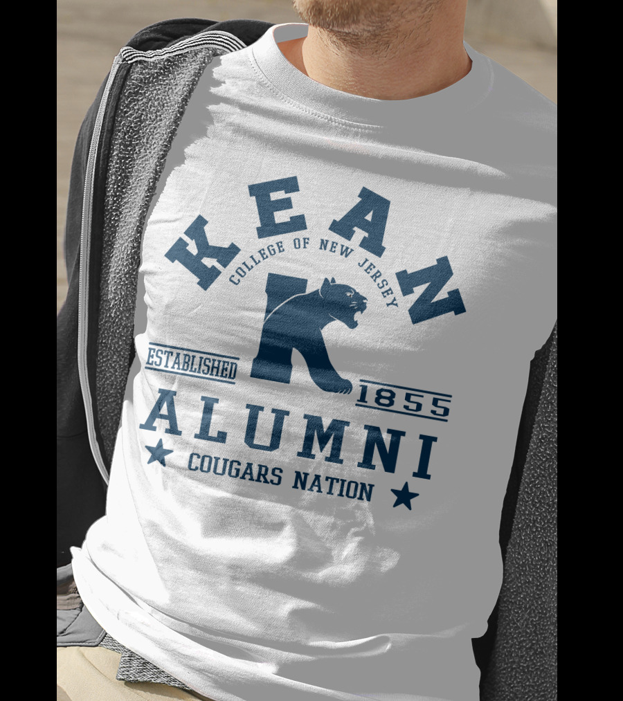 Kean College Of New Jersey Alumni Established 1855 Cougars Nation T-Shirt