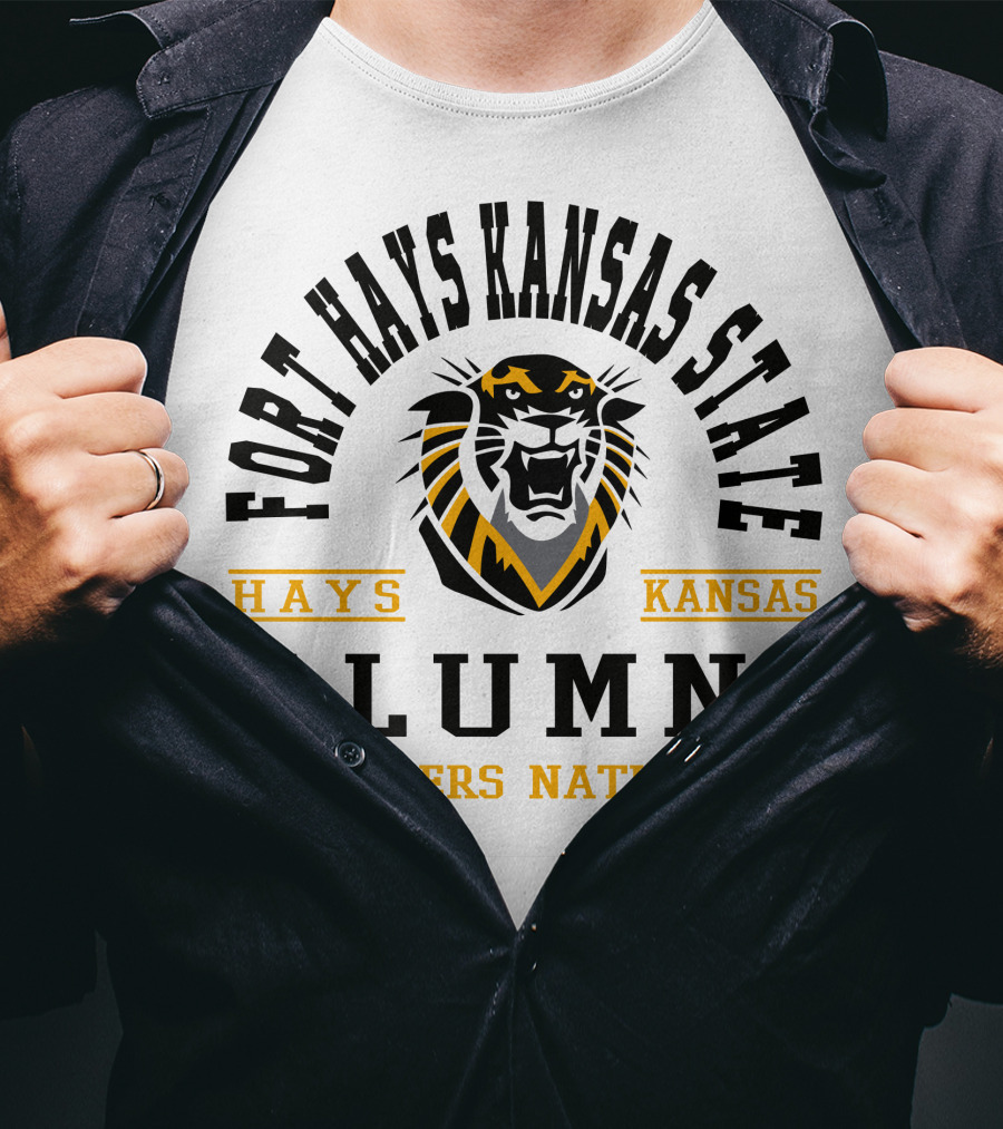 Fort Hays Kansas State Alumni Tigers Nation Hays Kansas T-Shirt