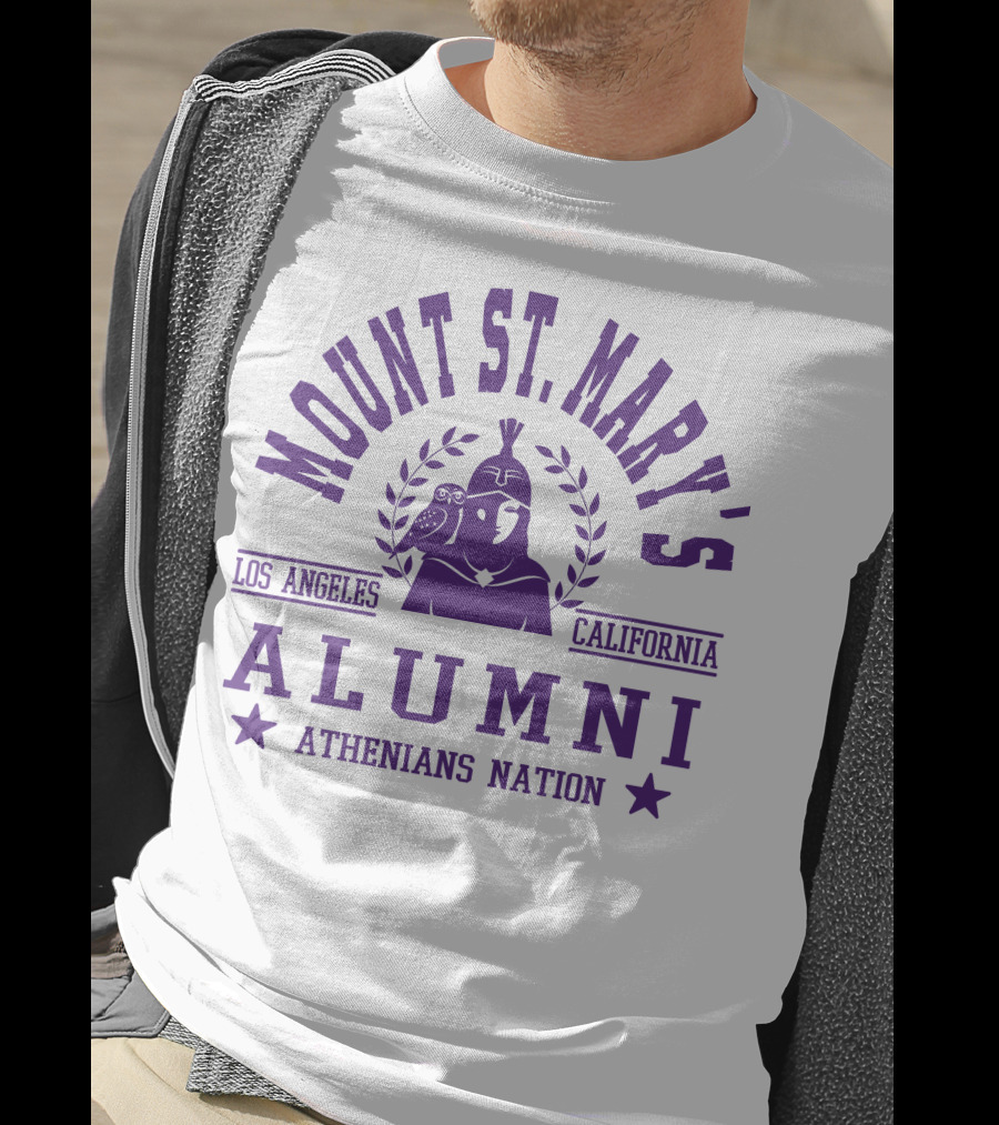 Mount St. Mary's Alumni Athenians Nation Los Angeles California T-Shirt