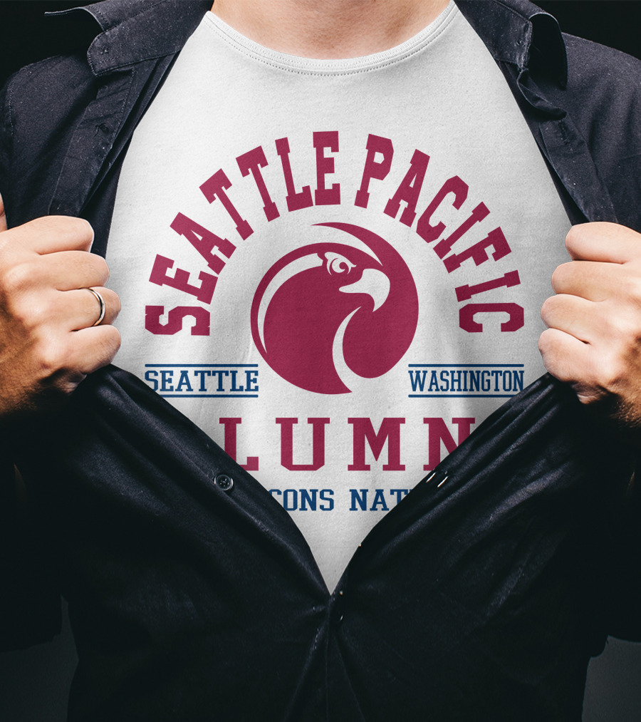 Seattle Pacific Alumni Falcons Nation Seattle Washington T-Shirt