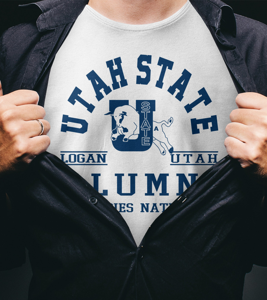 Utah State Alumni Logan Utah Aggies Nation T-Shirt