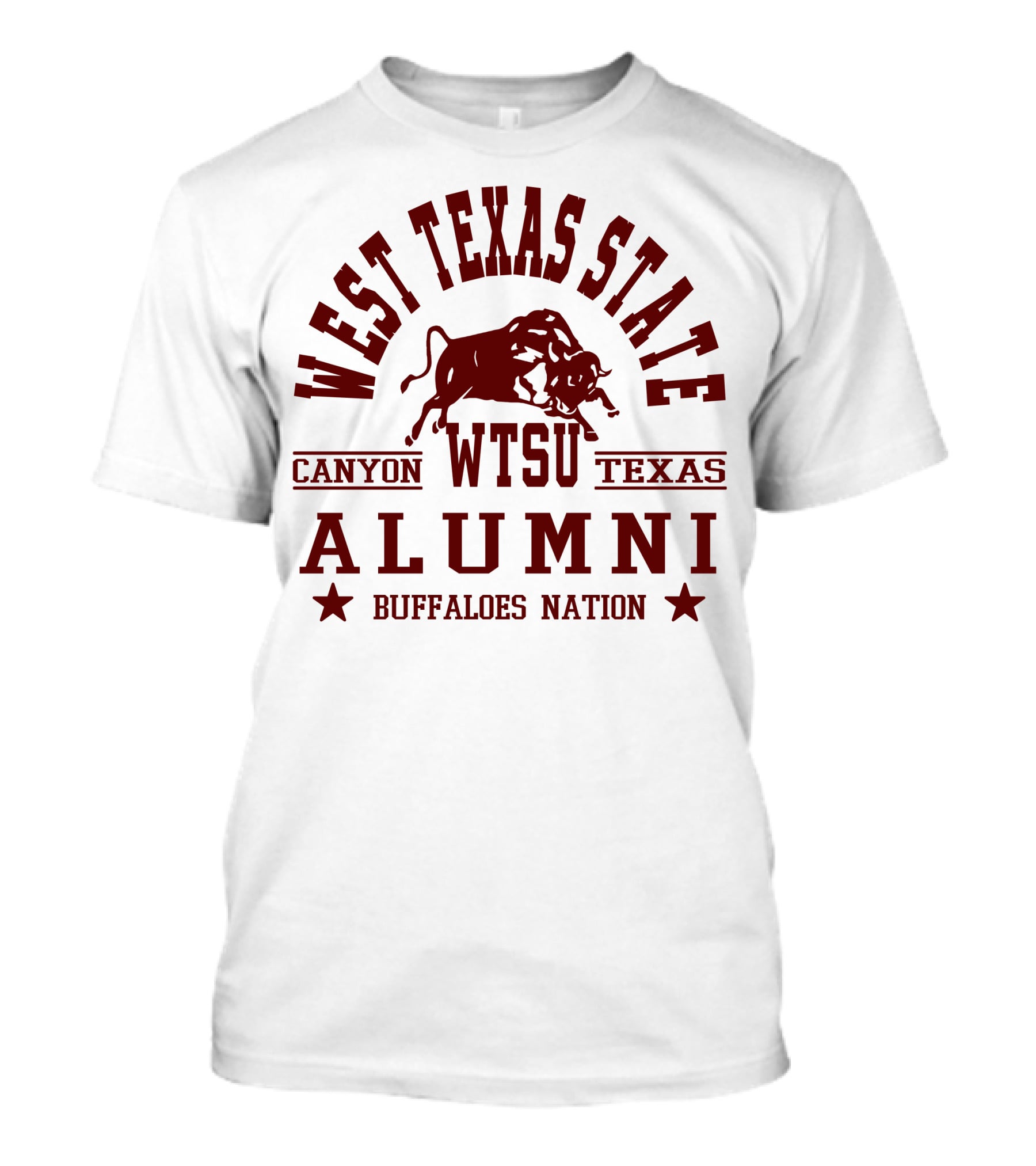 West Texas State Alumni Buffaloes Nation WTSU Canyon Texas T-Shirt