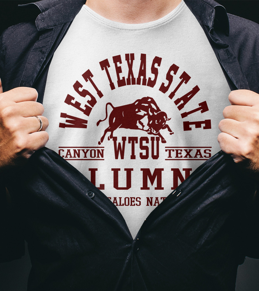 West Texas State Alumni Buffaloes Nation WTSU Canyon Texas T-Shirt