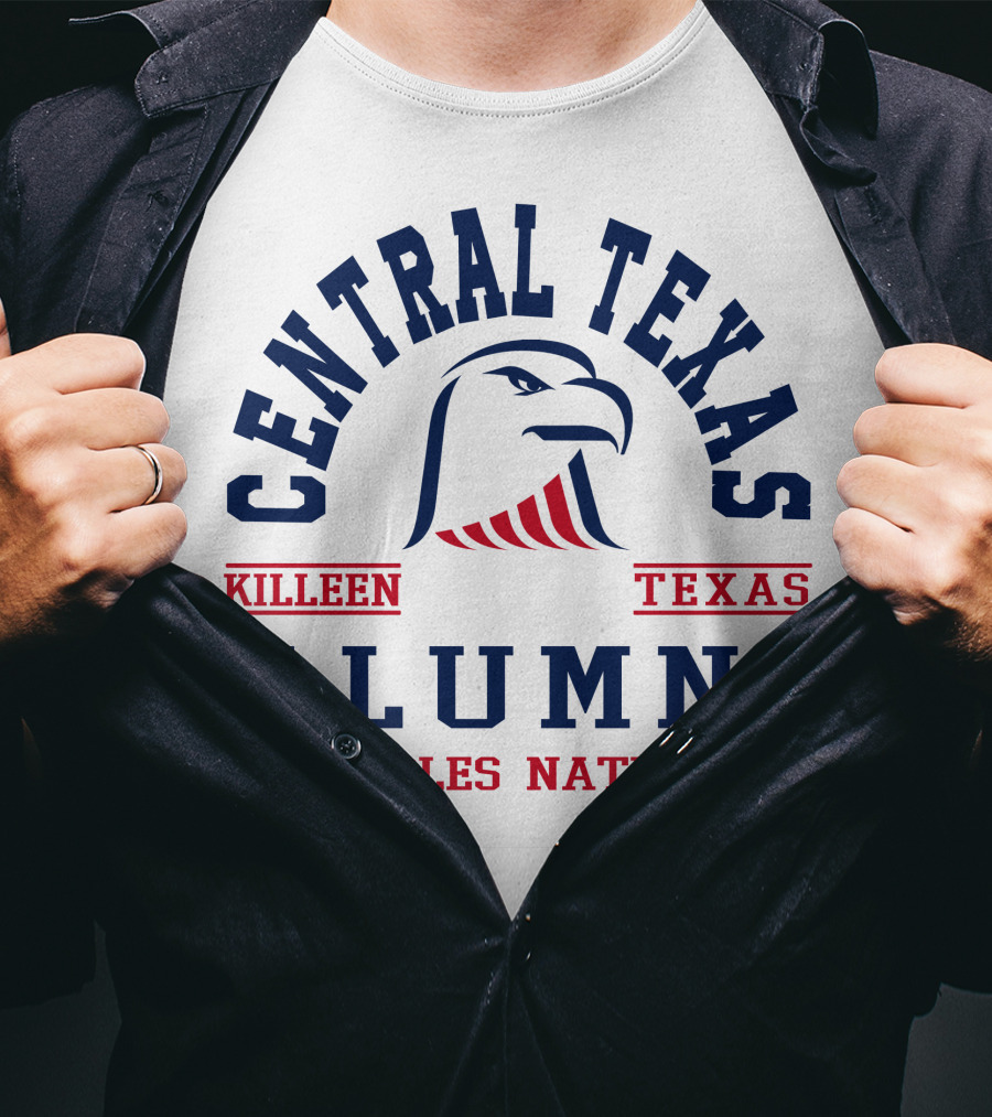 Central Texas Killeen Texas Alumni Eagles Nation T-Shirt