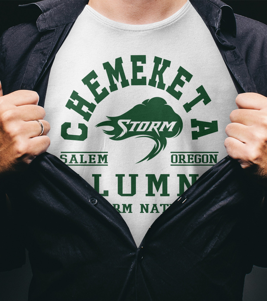 Chemeketa Storm Alumni Salem Oregon Storm Nation T-Shirt