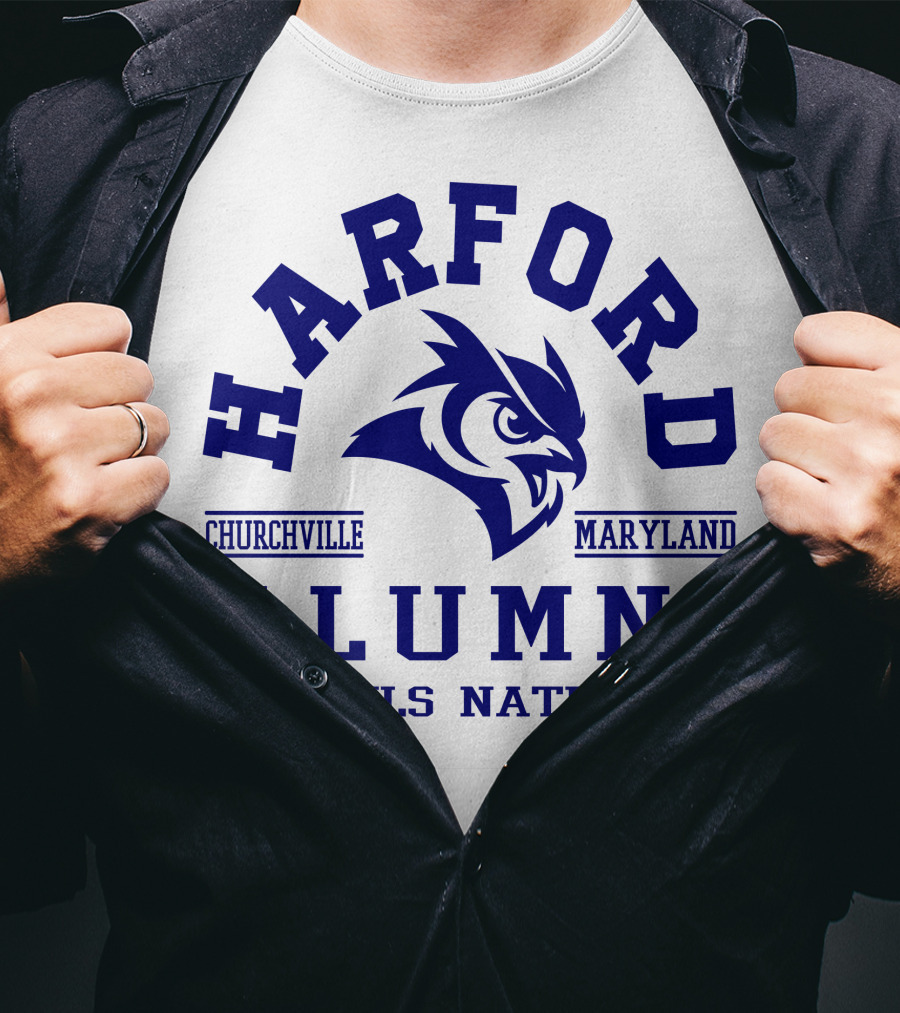 Harford Alumni Owls Nation Churchville Maryland T-Shirt