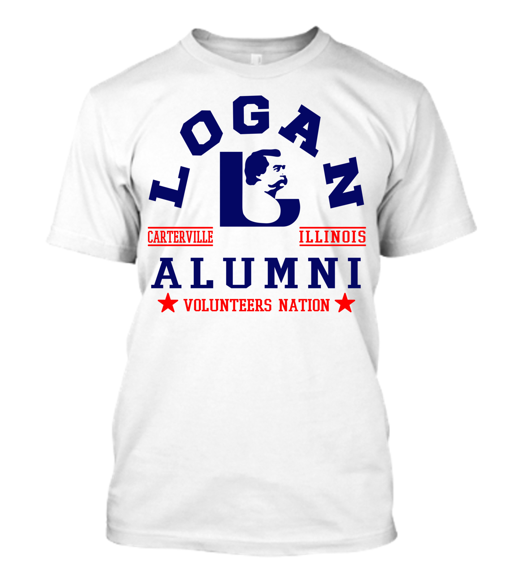 Logan Alumni Carterville Illinois Volunteers Nation T-Shirt