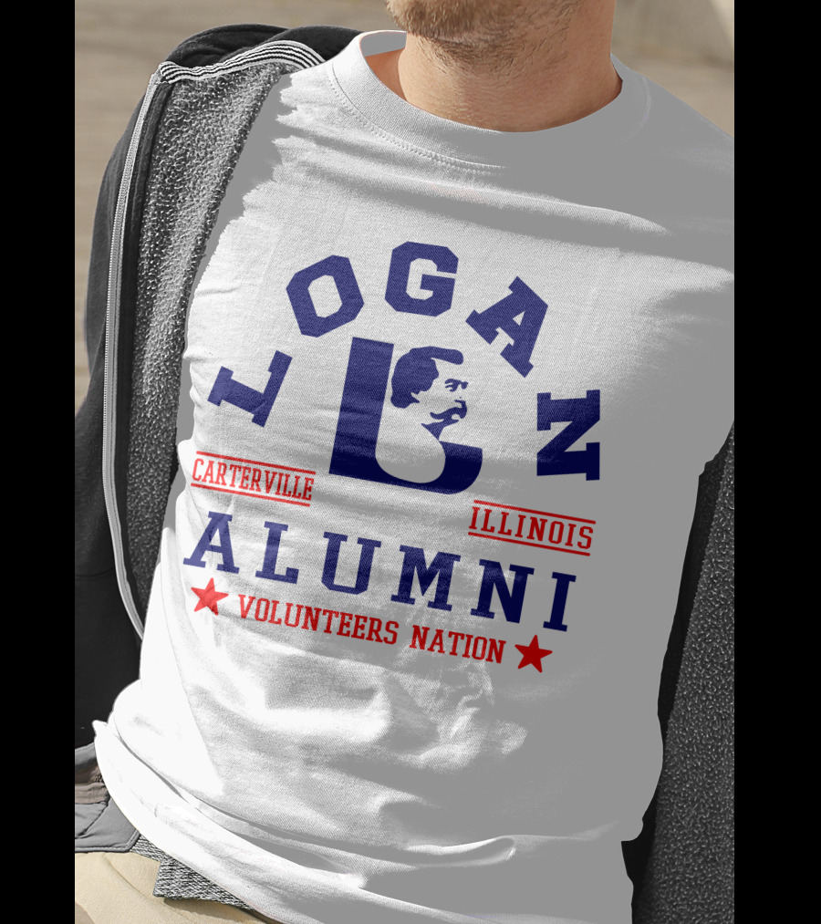 Logan Alumni Carterville Illinois Volunteers Nation T-Shirt