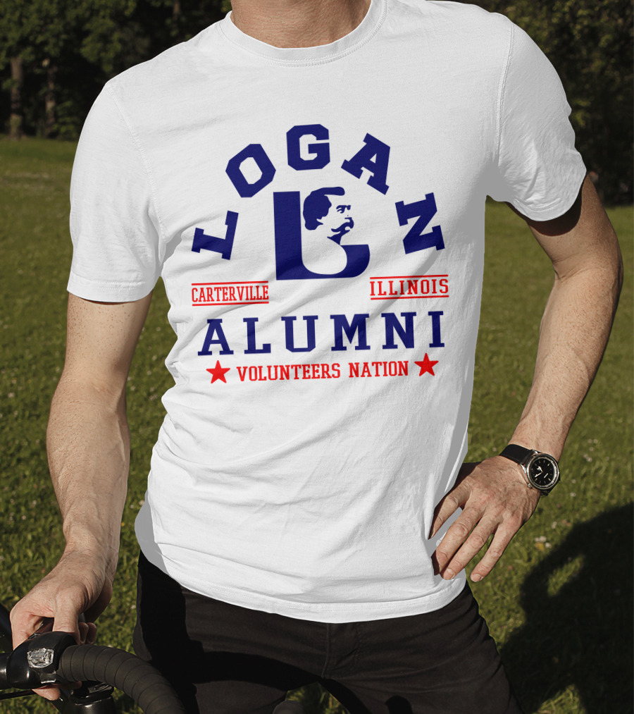 Logan Alumni Carterville Illinois Volunteers Nation T-Shirt