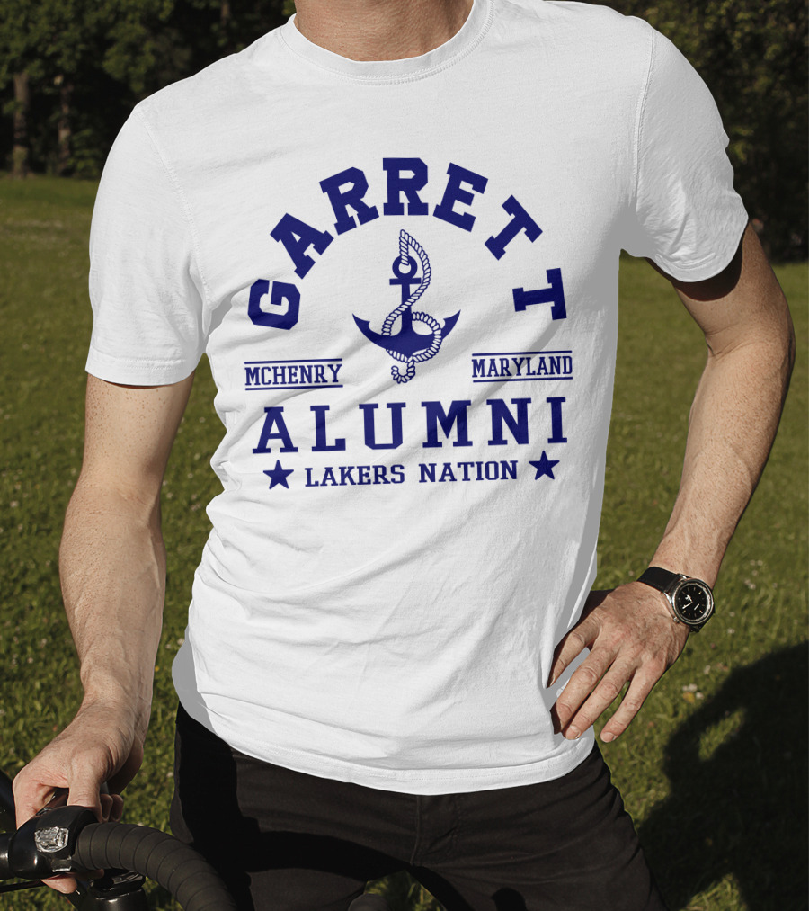 Garrett Alumni McHenry Maryland Lakers Nation T-Shirt