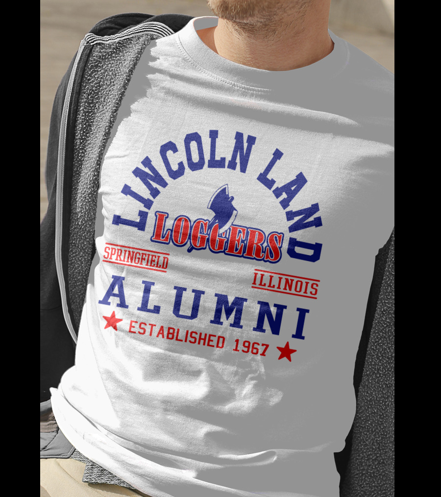 Lincoln Land Loggers Alumni Springfield Illinois Established 1967 T-Shirt
