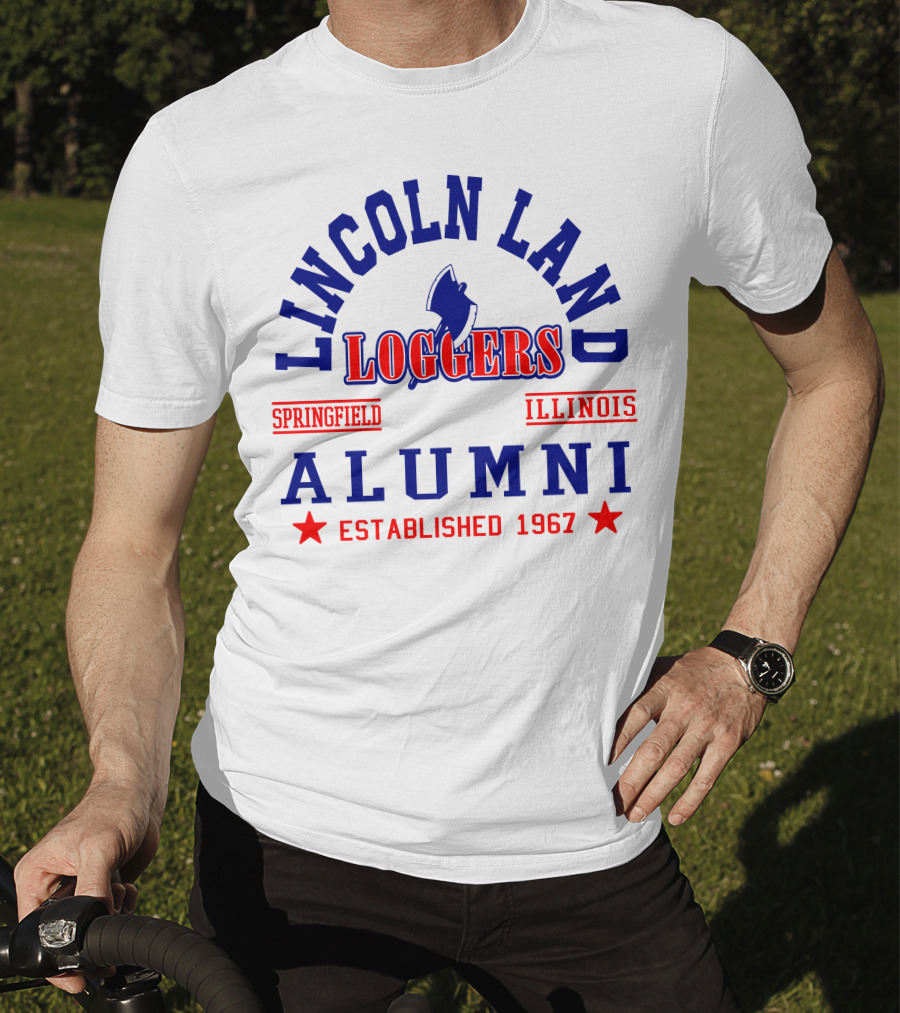 Lincoln Land Loggers Alumni Springfield Illinois Established 1967 T-Shirt