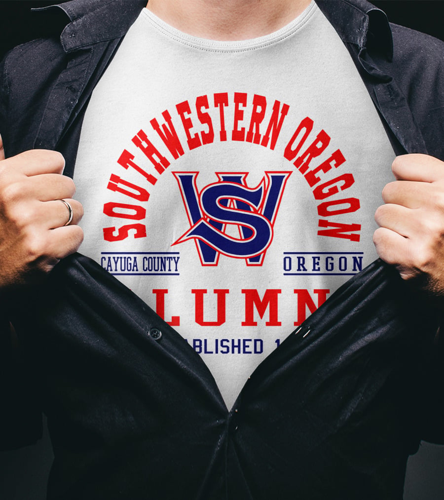 Southwestern Oregon Alumni Cayuga County Established 1961 T-Shirt