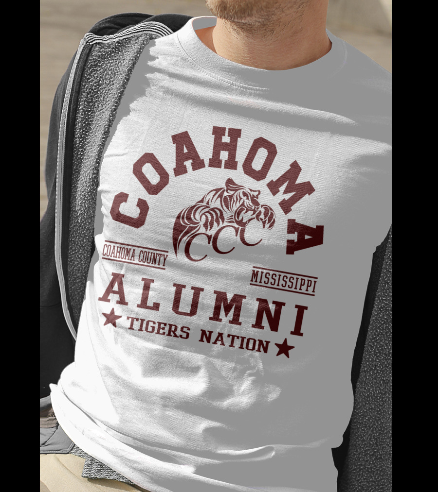Coahoma County Mississippi Alumni Tigers Nation CCC T-Shirt