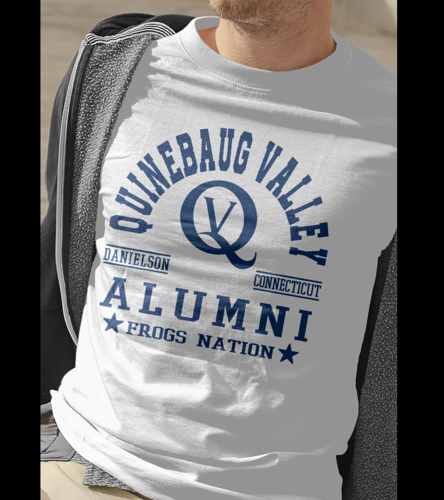 Quinebaug Valley Alumni Danielson Connecticut Frogs Nation T-Shirt
