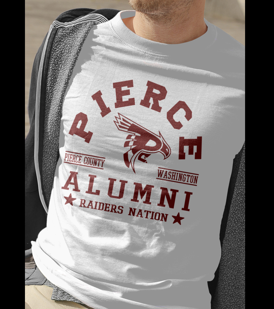 Pierce County Washington Alumni Raiders Nation T-Shirt