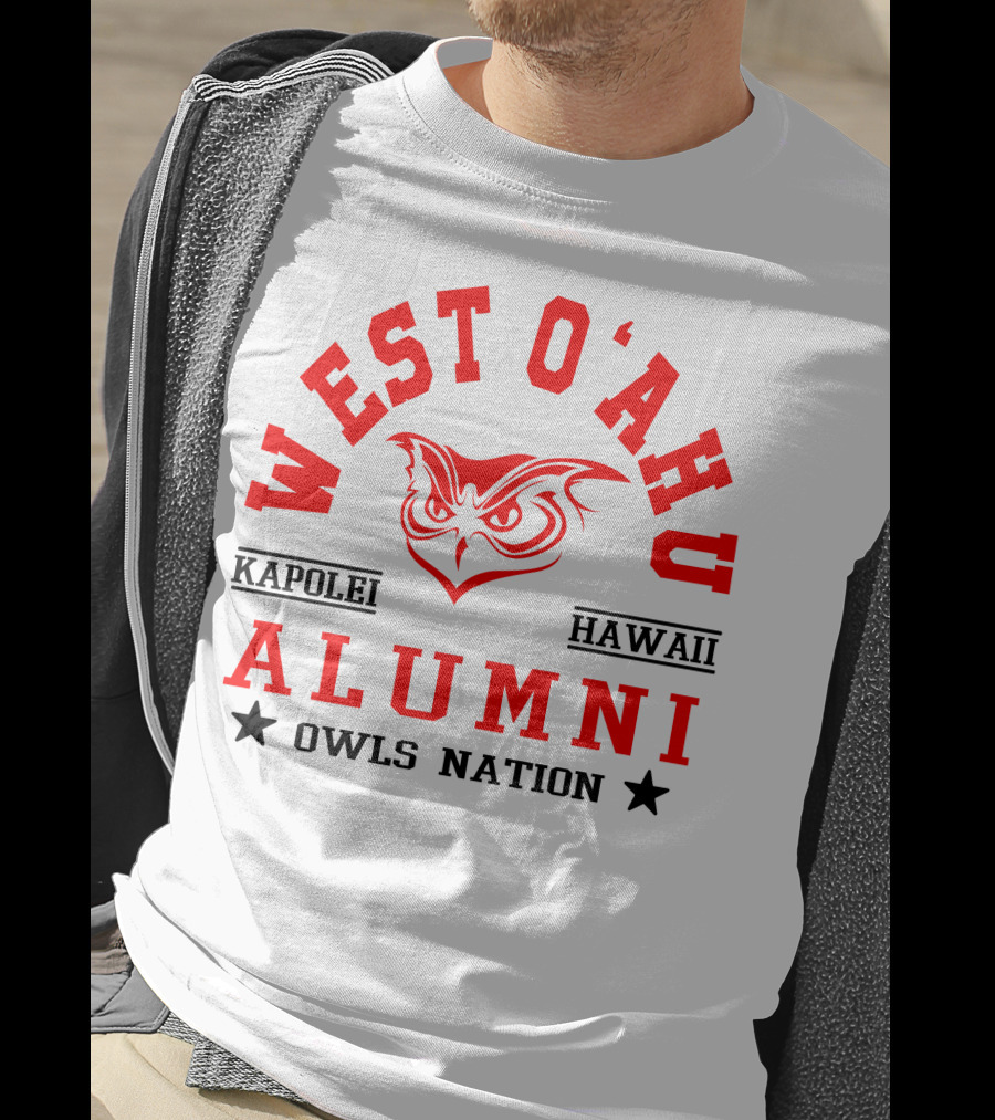 West O'ahu Kapolei Hawaii Alumni Owls Nation T-Shirt