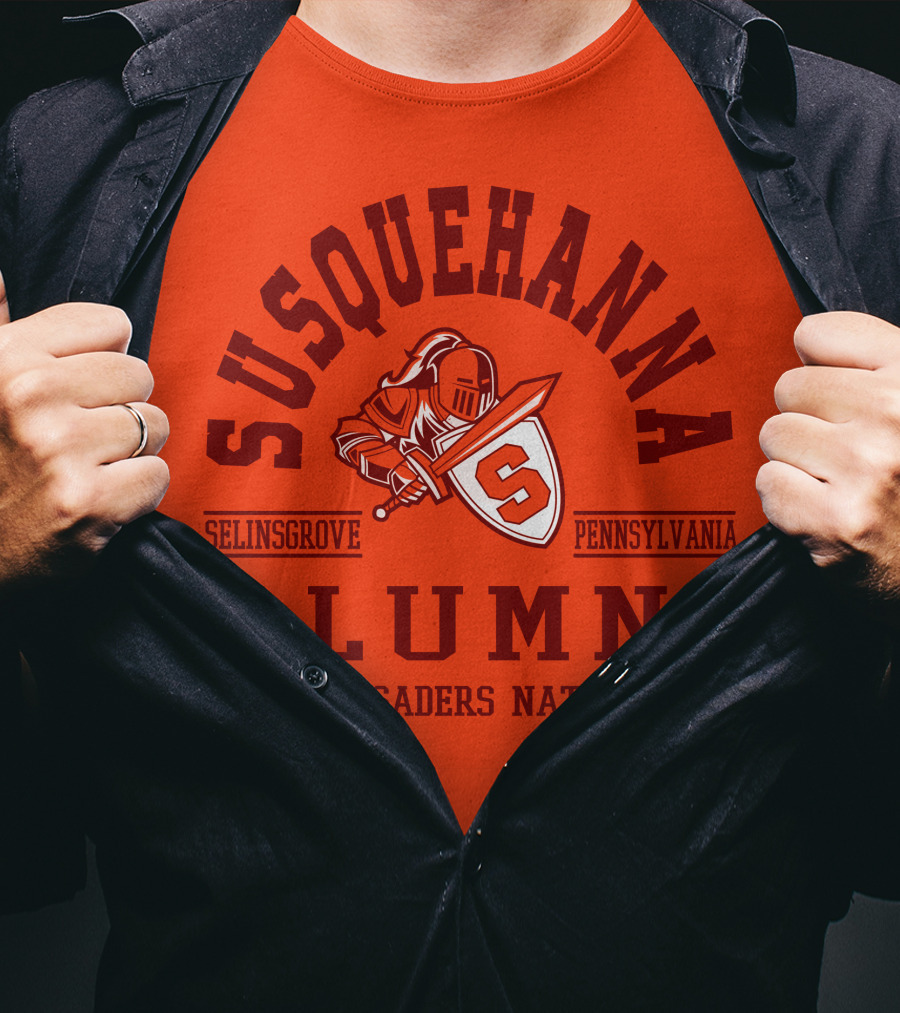 Susquehanna Alumni Crusaders Nation Selinsgrove Pennsylvania T-Shirt