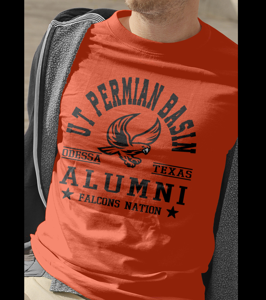 UT Permian Basin Alumni Falcons Nation Odessa Texas T-Shirt