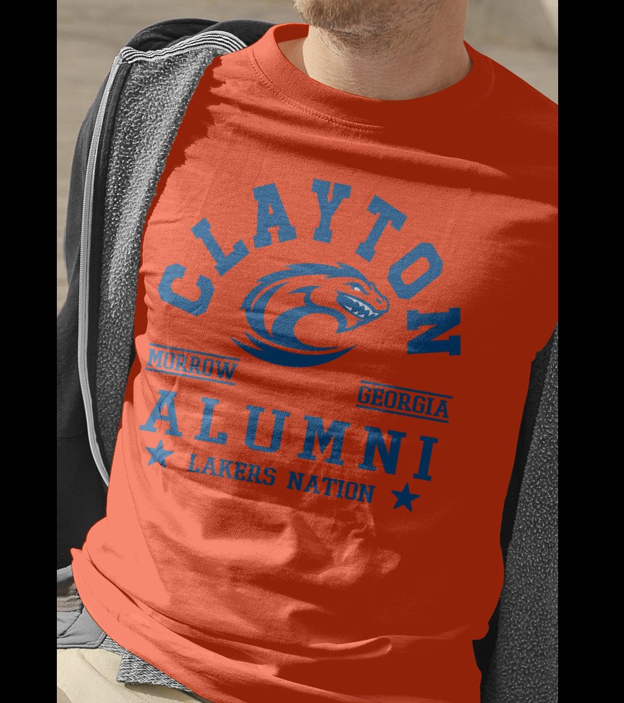 Clayton Morrow Georgia Alumni Lakers Nation T-Shirt