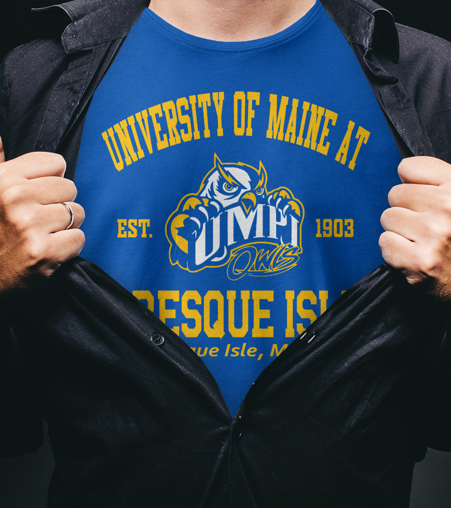 University Of Maine At Presque Isle Owls Est. 1903 Presque Isle Maine T-Shirt