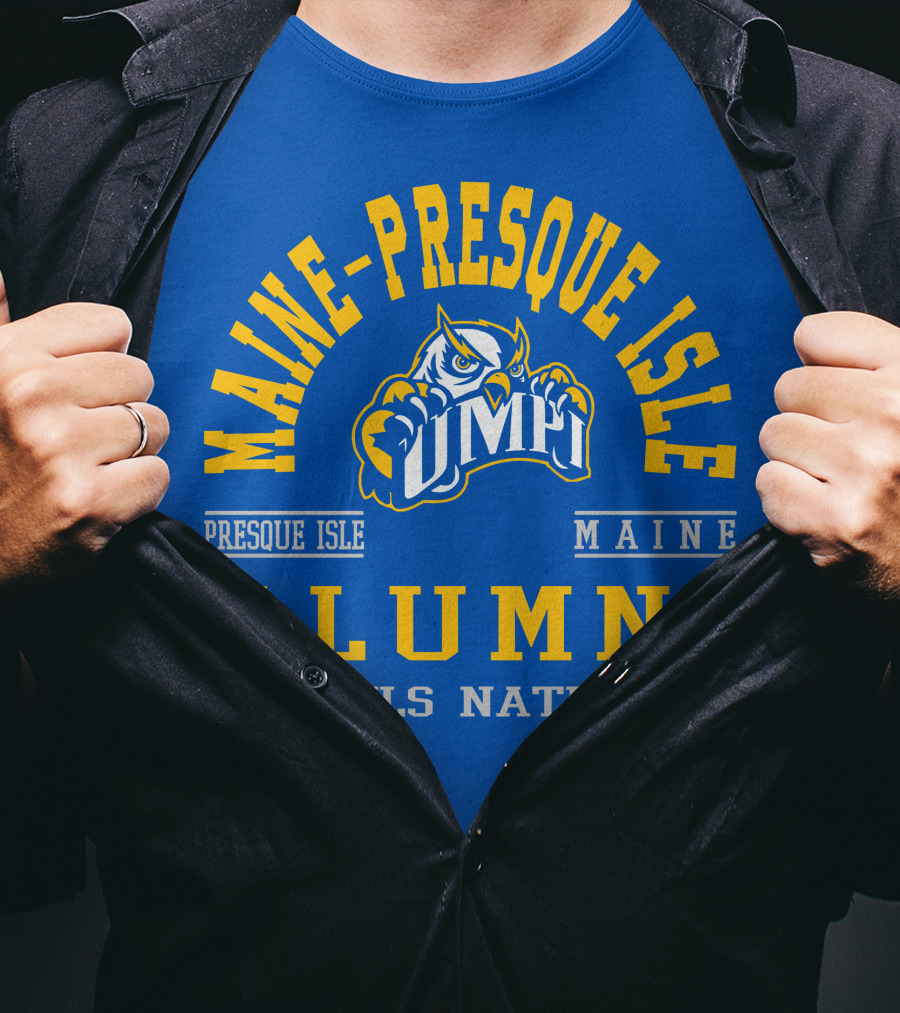 Maine-Presque Isle Alumni Owls Nation UMPI Maine T-Shirt