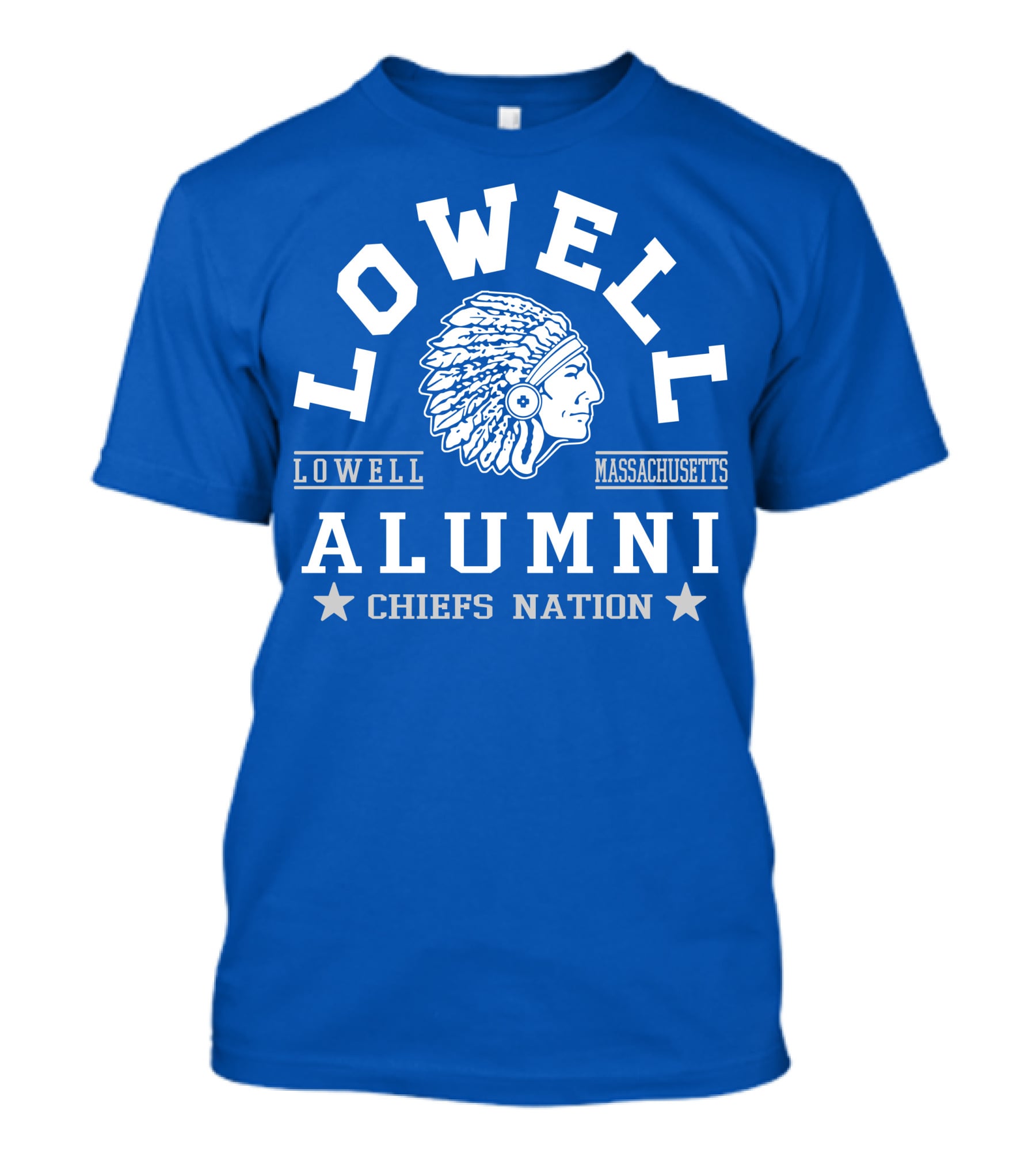 Lowell Massachusetts Alumni Chiefs Nation T-Shirt