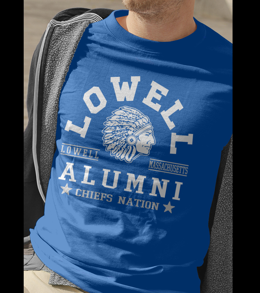 Lowell Massachusetts Alumni Chiefs Nation T-Shirt